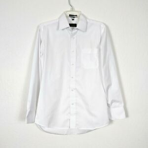 Amanti Men's Italian Style White Dress Shirt